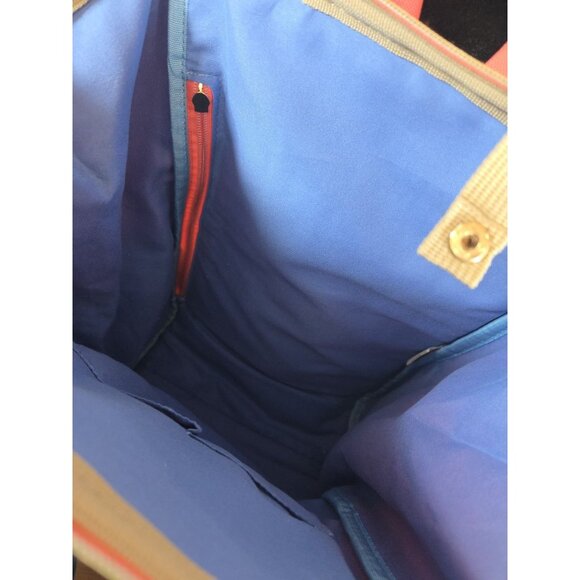 Anello Backpack Daypack Clasp Large Capacity Coral Pink Bag Ladies - Picture 4 of 6